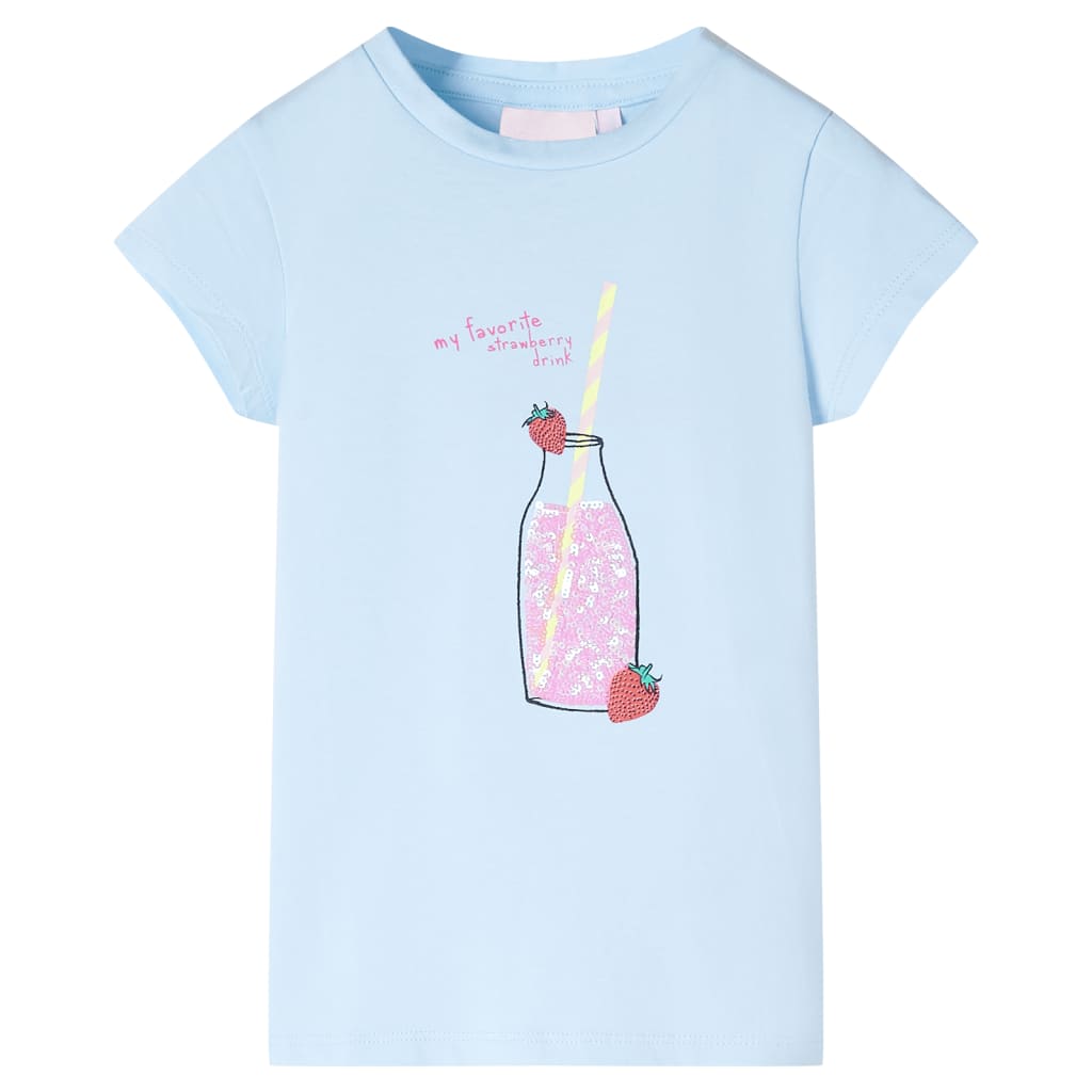 Kids' T-shirt Soft Blue 92