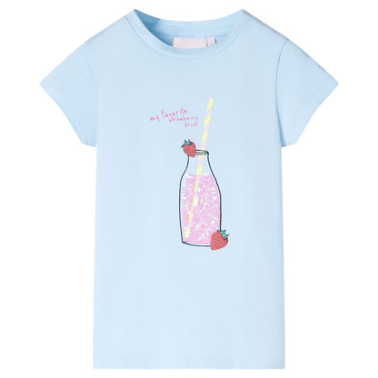 Kids' T-shirt Soft Blue 92