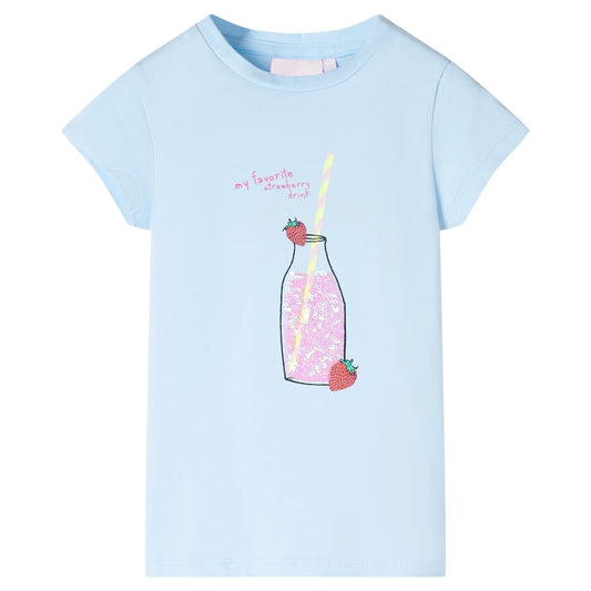 Kids' T-shirt Soft Blue 128