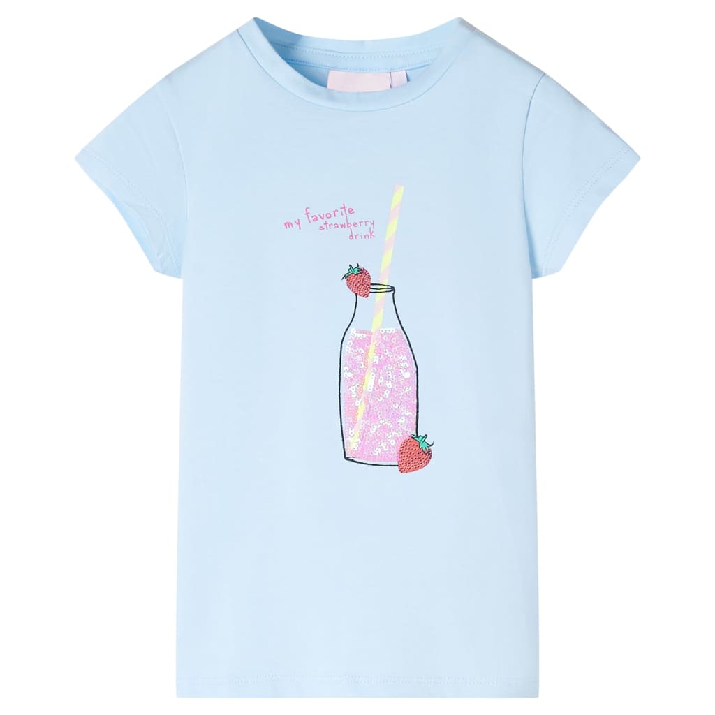 Kids' T-shirt Soft Blue 140