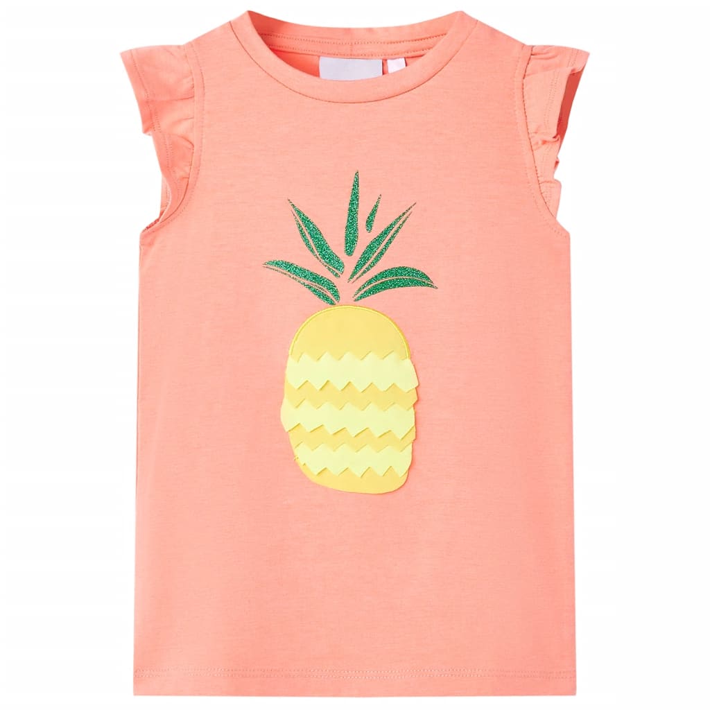 Kids' T-shirt Neon Coral 92