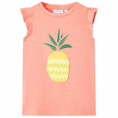 Kids' T-shirt Neon Coral 92