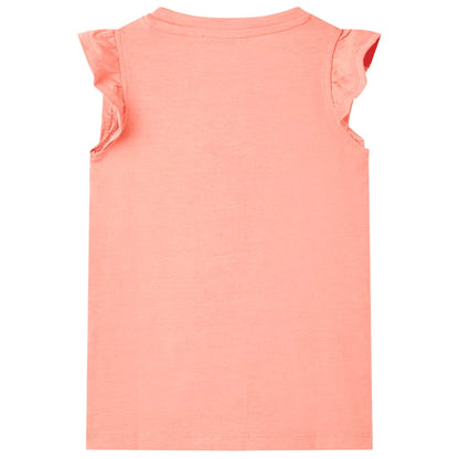 Kids' T-shirt Neon Coral 92