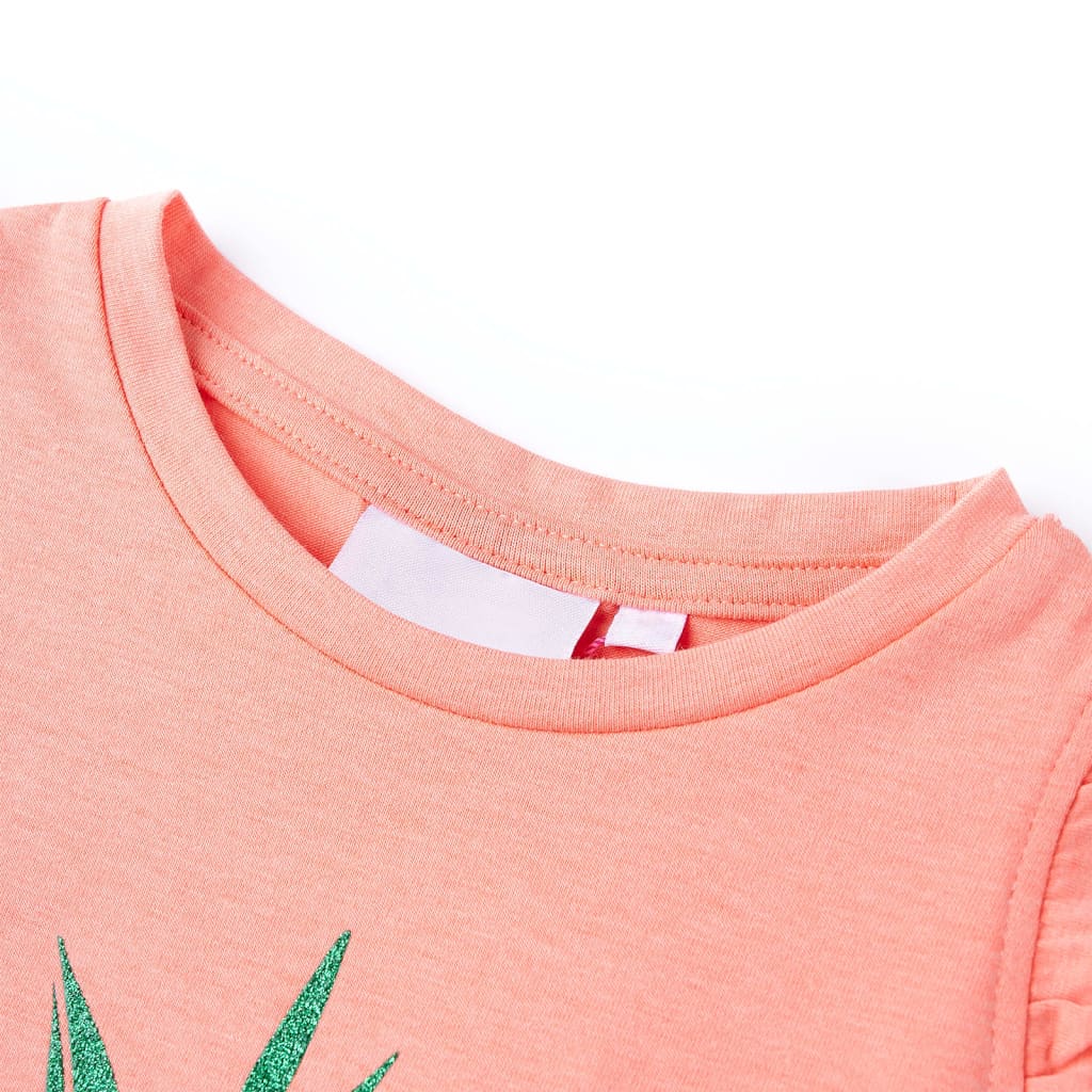 Kids' T-shirt Neon Coral 92