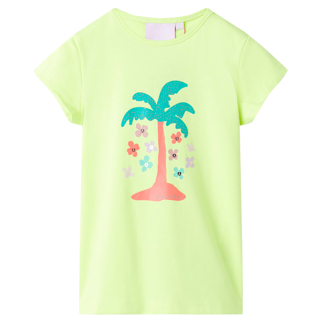 Kids' T-shirt Fluo Yellow 92