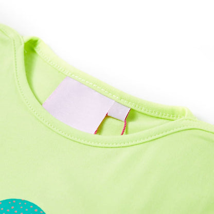 Kids' T-shirt Fluo Yellow 92