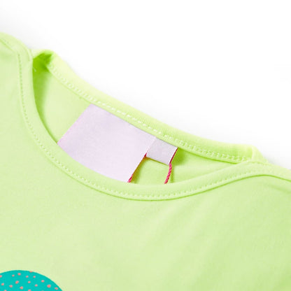 Kids' T-shirt Fluo Yellow 104