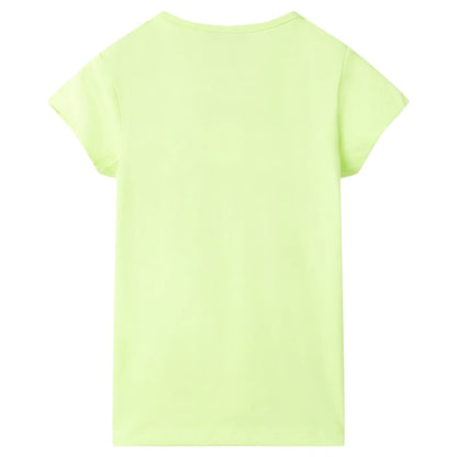 Kids' T-shirt Fluo Yellow 116