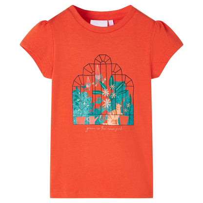 Kids' T-shirt Dark Orange 104