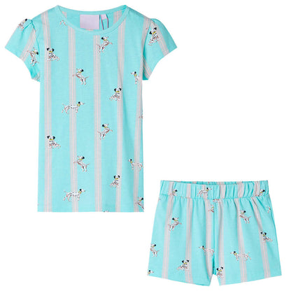 Kids' Pyjamas with Short Sleeves Ecru 104