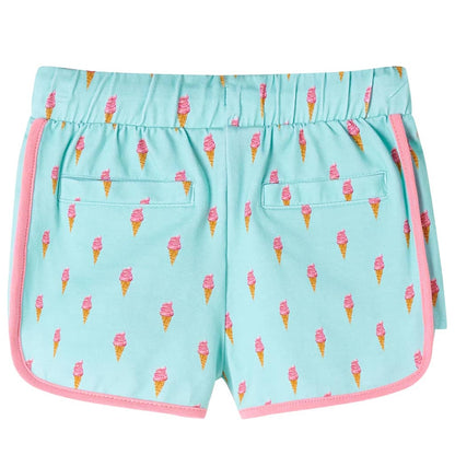 Kids' Shorts with Drawstring Light Mint 92