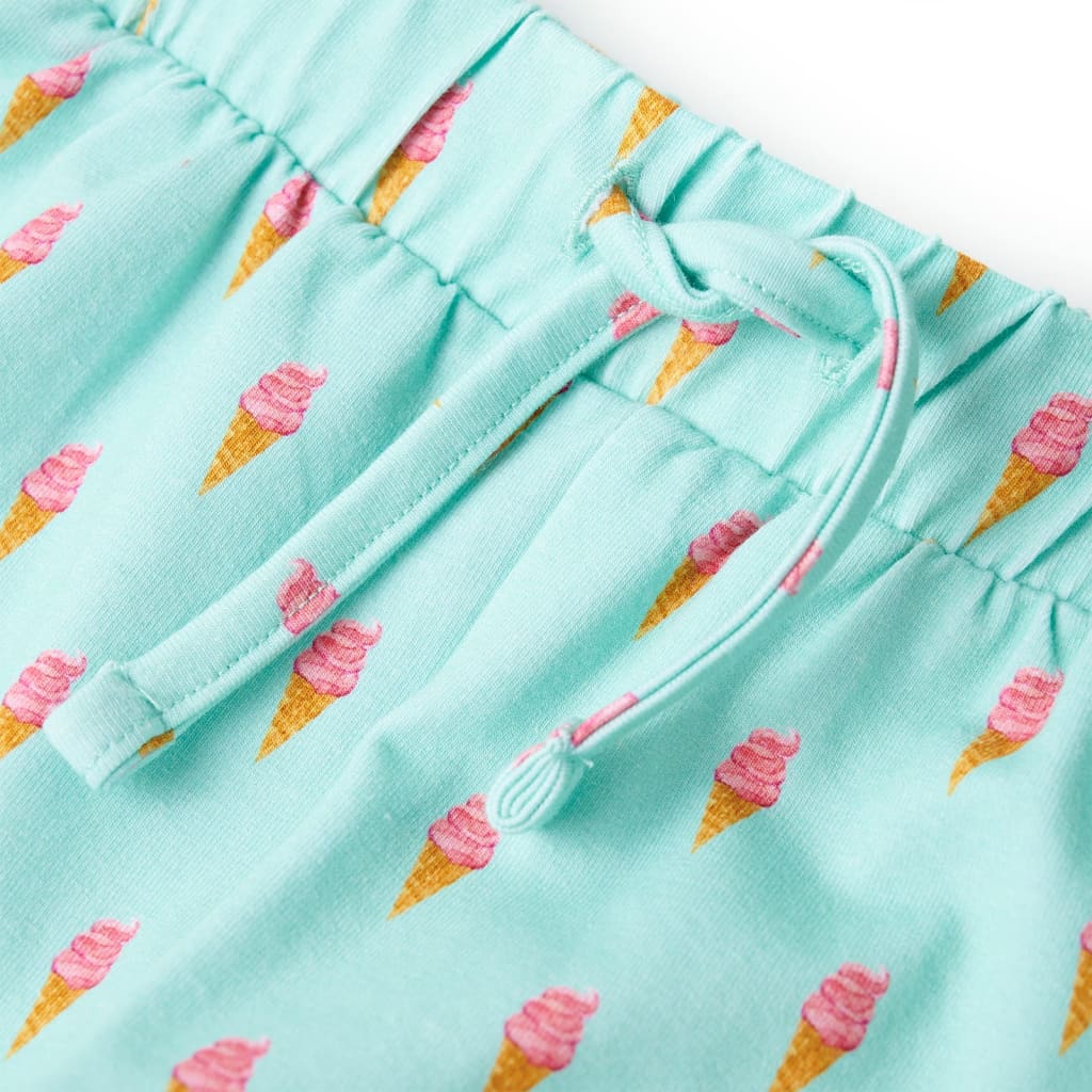 Kids' Shorts with Drawstring Light Mint 92