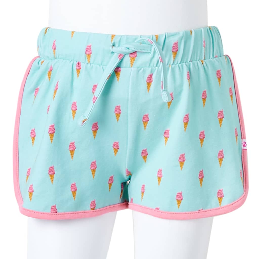 Kids' Shorts with Drawstring Light Mint 92