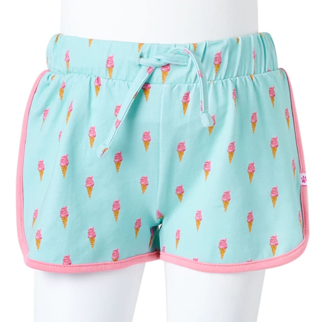 Kids' Shorts with Drawstring Light Mint 104