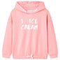 Kids' Hooded Sweatshirt Bright Pink 92