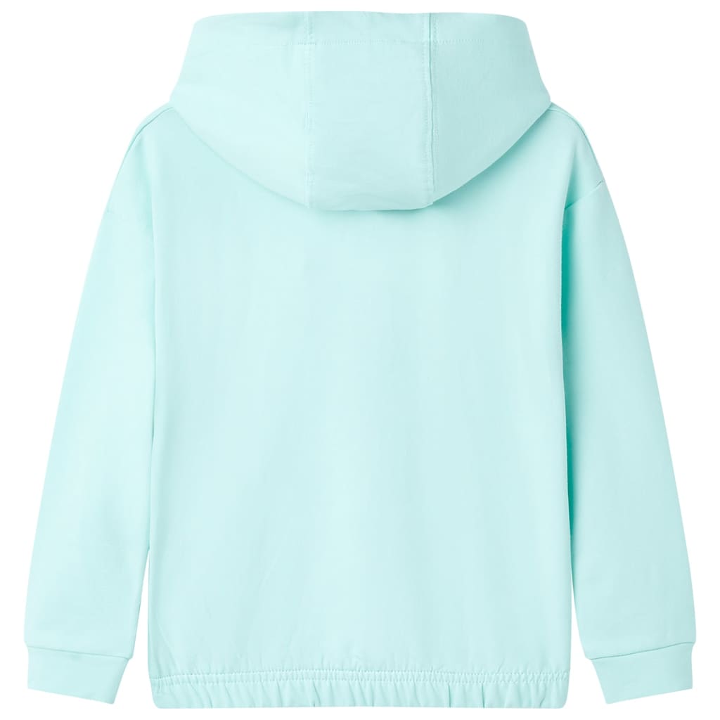 Kids' Hooded Sweatshirt Light Aqua 92