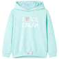 Kids' Hooded Sweatshirt Light Aqua 116