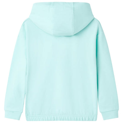 Kids' Hooded Sweatshirt Light Aqua 116