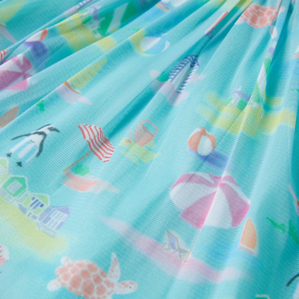 Kids' Pleated Skirt Light Aqua 92