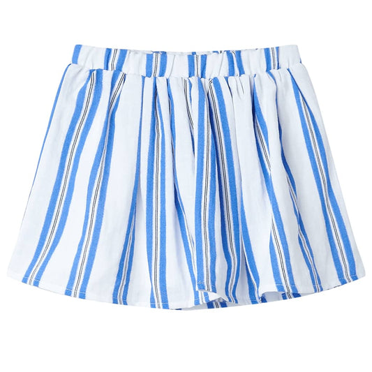 Kids' Skirt Cobalt Blue and White 92