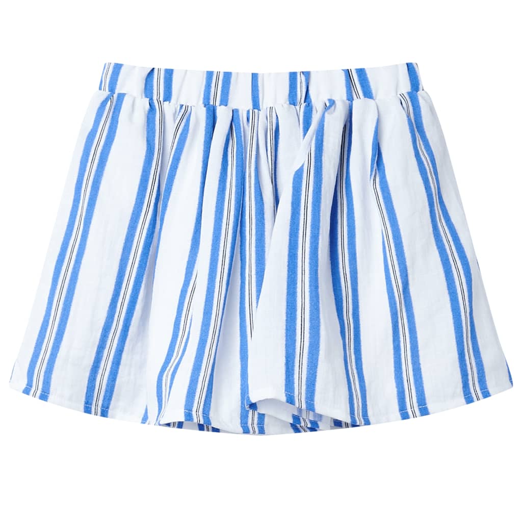 Kids' Skirt Cobalt Blue and White 92