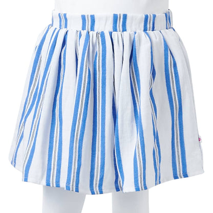 Kids' Skirt Cobalt Blue and White 104