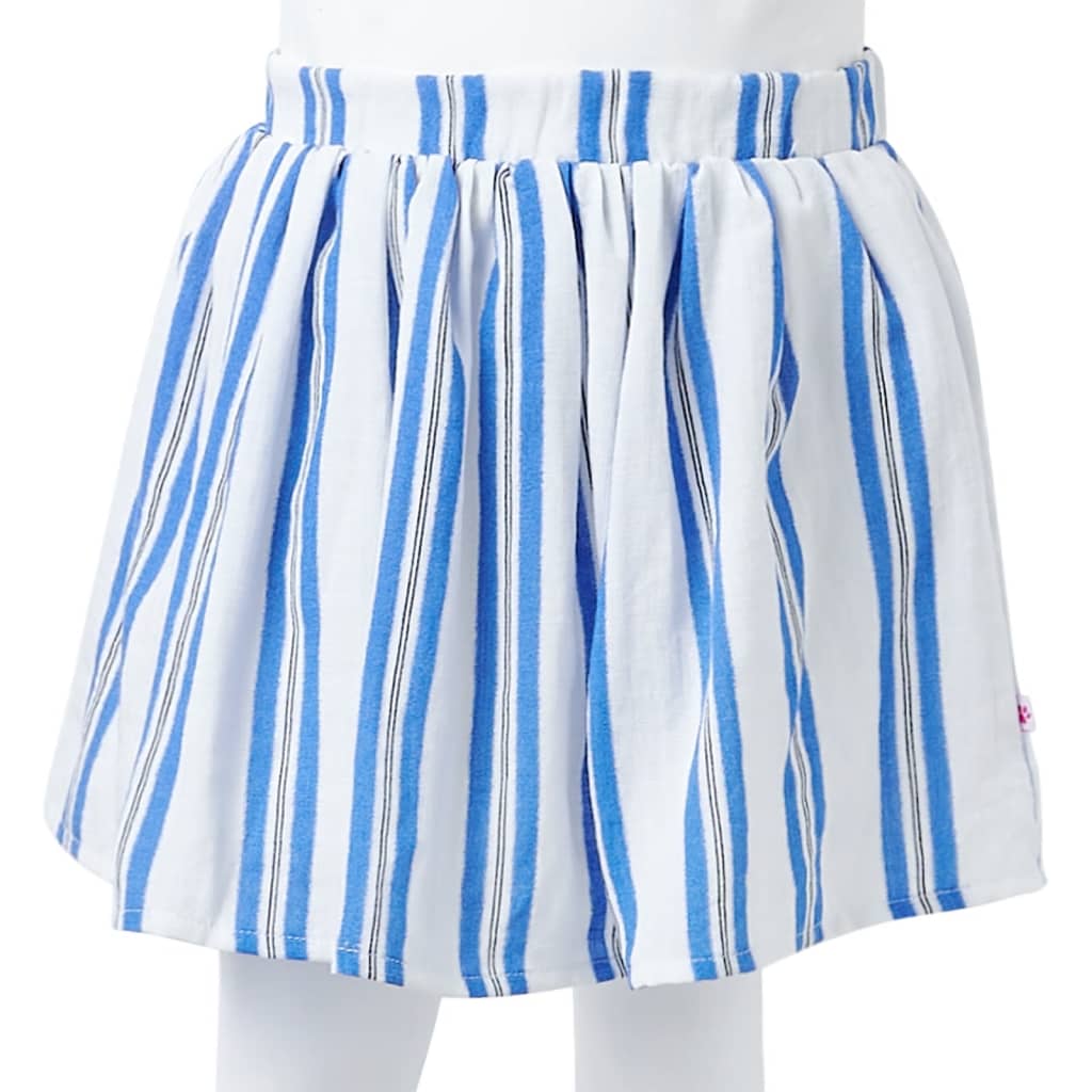 Kids' Skirt Cobalt Blue and White 116