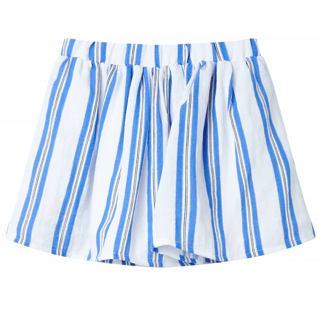 Kids' Skirt Cobalt Blue and White 128