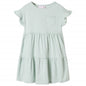 Kids' Dress with Ruffle Sleeves Mint 92