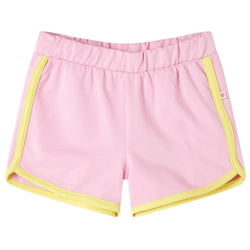 Kids' Shorts with Trim Bright Pink 92