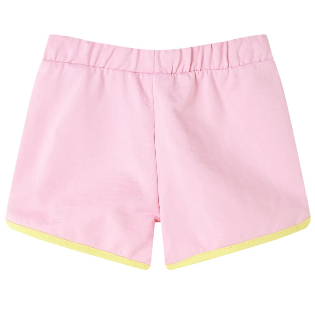 Kids' Shorts with Trim Bright Pink 92