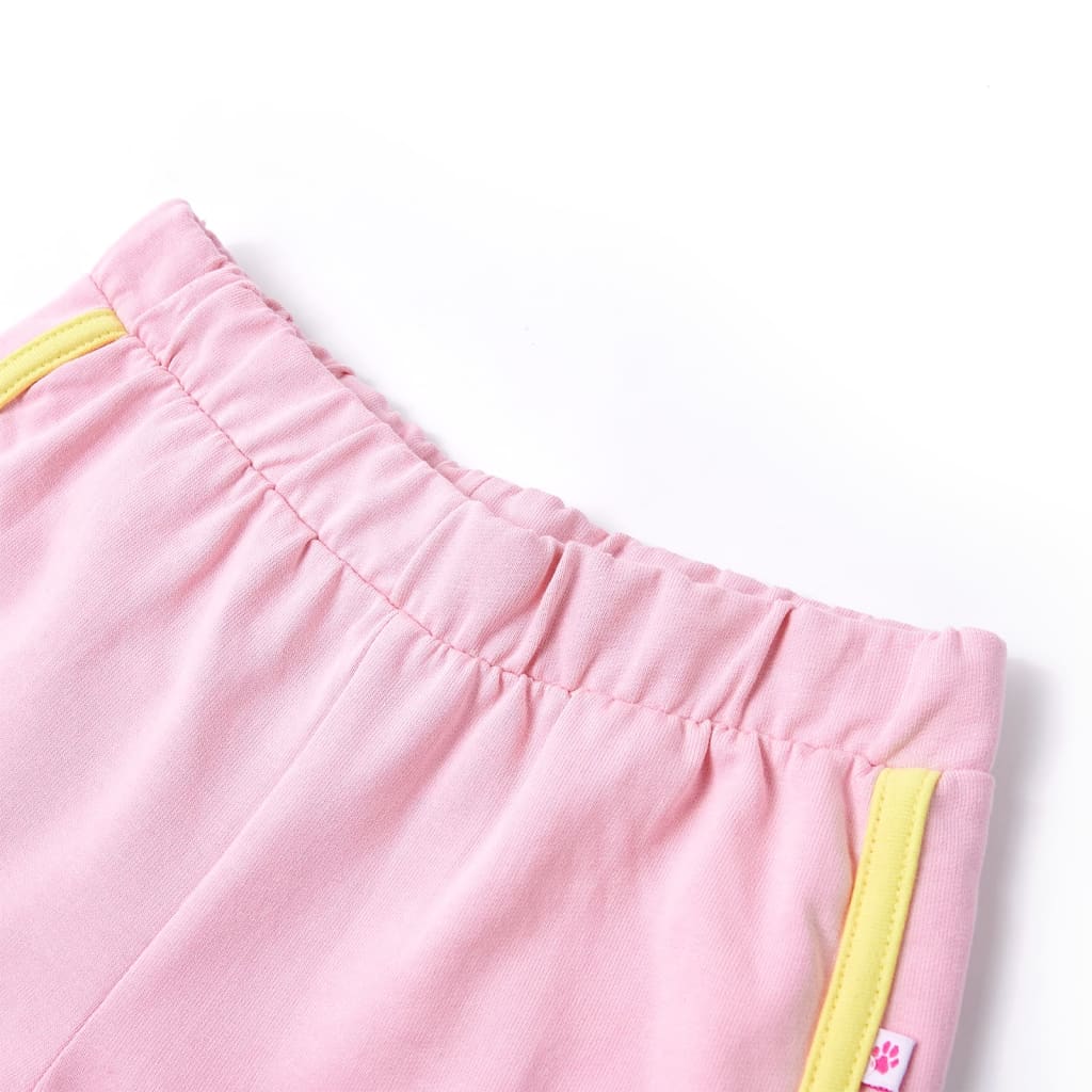 Kids' Shorts with Trim Bright Pink 92