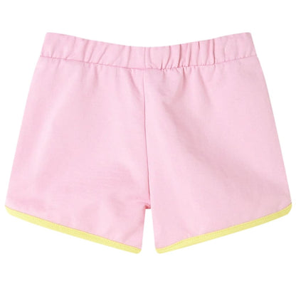 Kids' Shorts with Trim Bright Pink 104