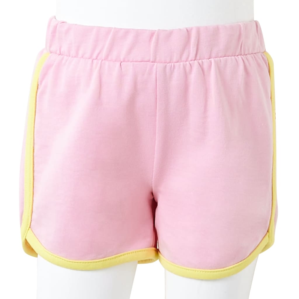 Kids' Shorts with Trim Bright Pink 104