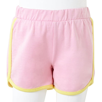 Kids' Shorts with Trim Bright Pink 104