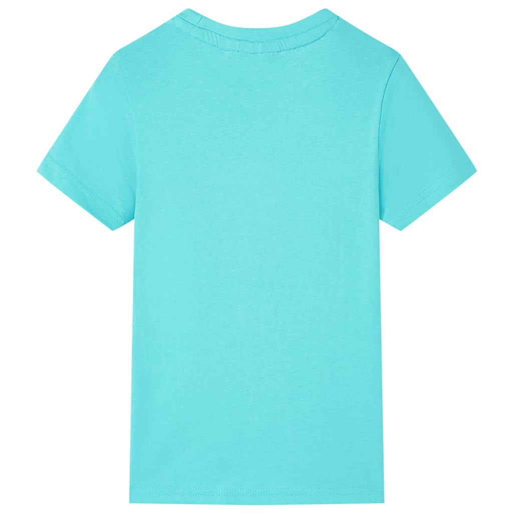 Kids' T-shirt with Short Sleeves Aqua 140