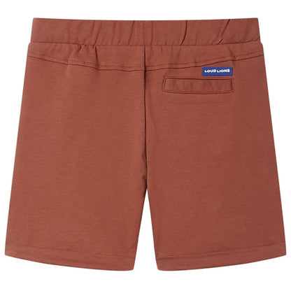 Kids' Shorts with Drawstring Brown 92