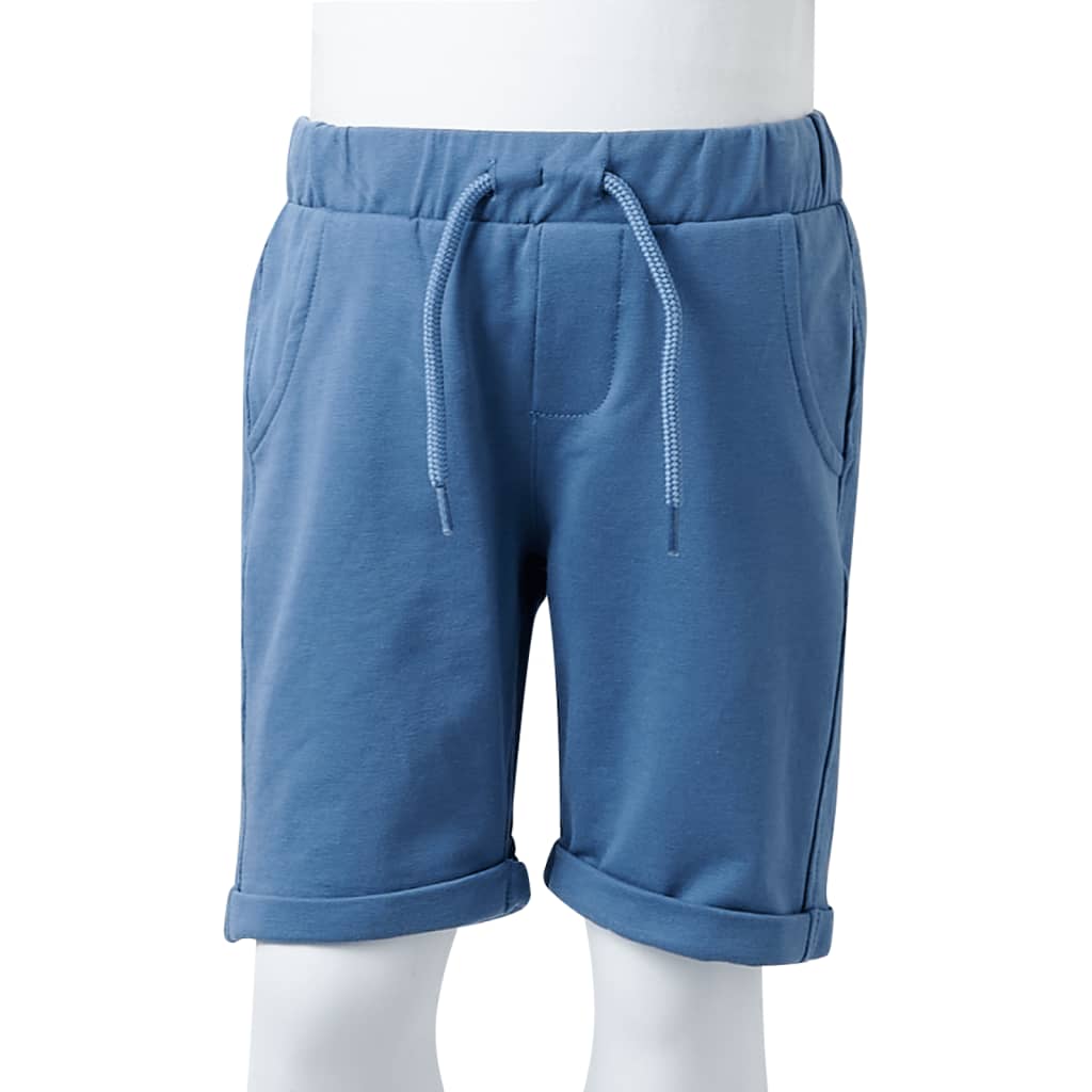 Kids' Shorts with Drawstring Dark Blue 104