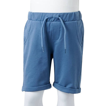 Kids' Shorts with Drawstring Dark Blue 116