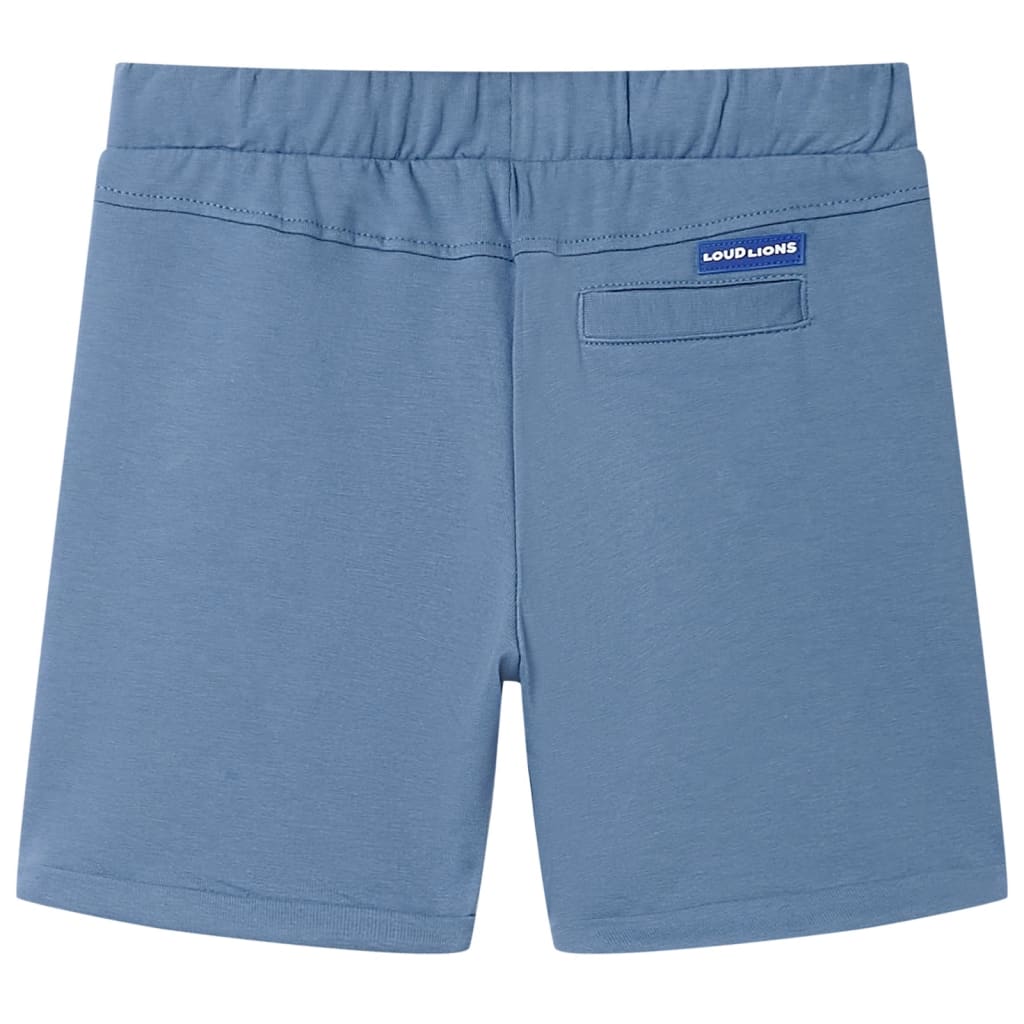 Kids' Shorts with Drawstring Dark Blue 128