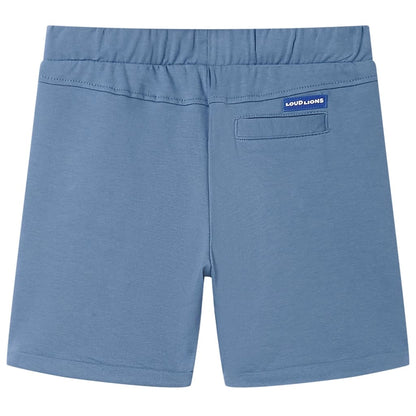 Kids' Shorts with Drawstring Dark Blue 128