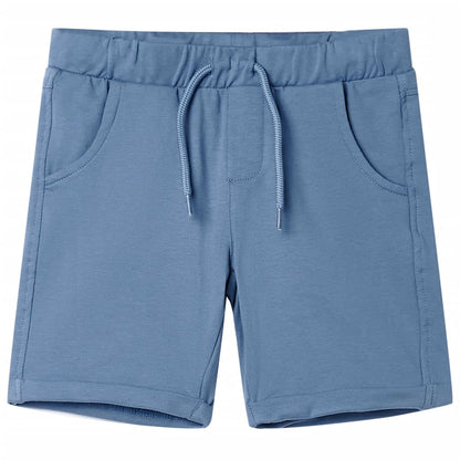 Kids' Shorts with Drawstring Dark Blue 140