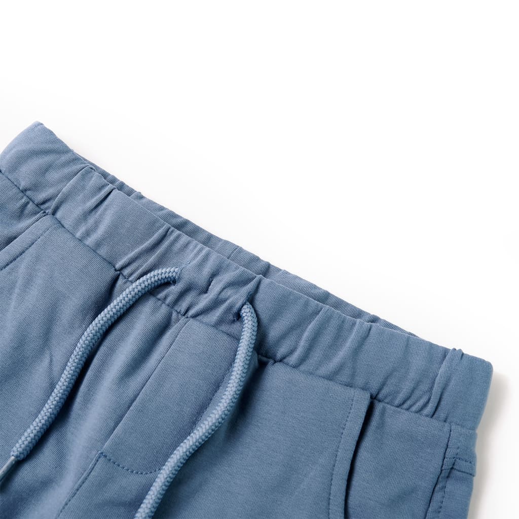 Kids' Shorts with Drawstring Dark Blue 140