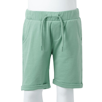 Kids' Shorts with Drawstring Light Khaki 140