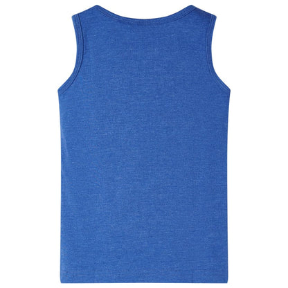 Kids' Tank Top Blue Melange 92