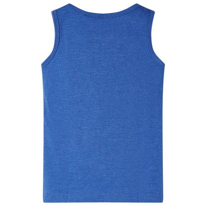 Kids' Tank Top Blue Melange 104