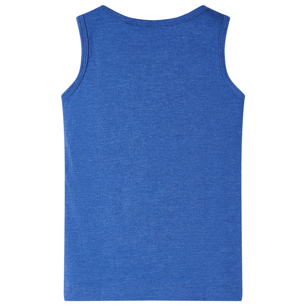 Kids' Tank Top Blue Melange 116