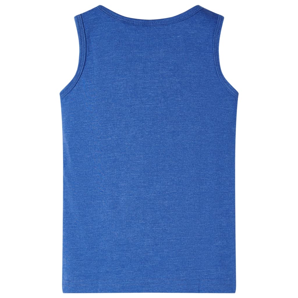 Kids' Tank Top Blue Melange 140