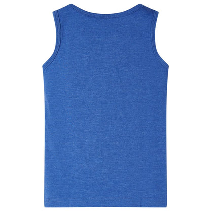 Kids' Tank Top Blue Melange 140