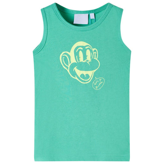 Kids' Tank Top Green 140